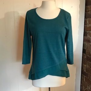 Skies Are Blue Teal Top